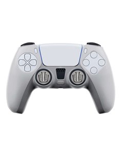 FR-TEC Housse de Silicona Transparent + Grips Pour Dualsense PS5 - Protection Sans Alterar le Aspecto - Mejora le Agarre et Evit