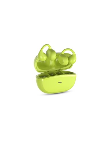 SPC Boost Clip Écouteurs Inalambricos True Wireless - Design Open Ear - Cancelacion de Ruido - Control Tactil - Google Fast Pair