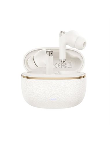 XO G33 Écouteurs Bluetooth 5.4 - TWS - Cancelacion de Ruido ENC+ANC - Boîte Texturizada - Control Tactil - Couleur Blanc
