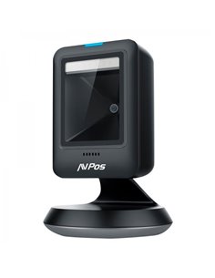 AVPos AVP-630-2D Lector de Codigos de Sobremesa - Escaneo Automatico- Lectura de Codigos 1D, 2D et QR - USB - Couleur Noir
