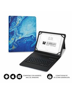 Subblim Keytab Pro Bluetooth Housse universal 9-10.1" - Design ultradelgado - Support Réglable - Système magnético - Résistant e