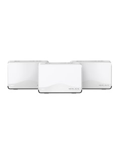 Mercusys Halo H27BE Pack de 3 Système Mesh Wi Fi 7 BE3600 - Cobertura Jusqu'à 650m2 - Vitesse Jusqu'à 3600 Mbps - Couleur Blanc