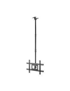Aisens Support de Techo Giratorio - Inclinable - Extensible (TV 37"-80", 50Kg) - Couleur Noir