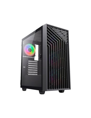 Coolbox GA300 GridLine Boîte Torre ATX, Micro ATX, Mini-ITX - Latéral Cristal Templado - Taille HDD 2.5", 3.5" - USB-À 3.0, USB-