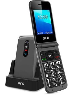 SPC Stella 2 Telefono Mobile Boton SOS - de Couvercle Pour Personas Mayores - Boton de Emergencias - Botones et Teclas Grandes -