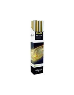 Fabrisa Space 2C Présentoir de 30 Rollos de Papier Regalo - Papier Kraft Verjurado de 70gr - Dimensions du Rollo 1x3m - Couleurs