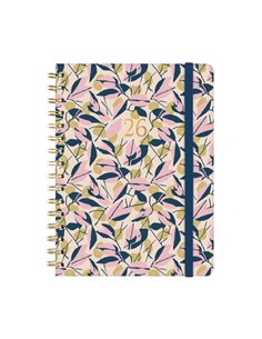Finocam You Agenda de Spirale - Annuel 2026 - Planificador - Fermeture de Goma - Format E10 - 172x19x220mm - Semaine sur 2 pages