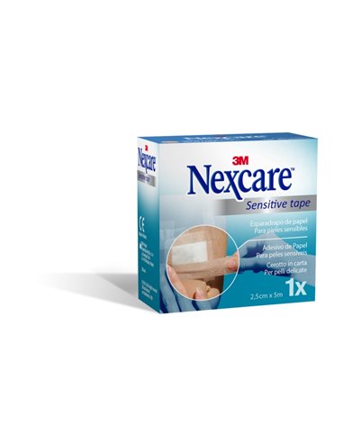 Nexcare Sensitive Esparadrapo - 25mm x 5m - Couleur Chair
