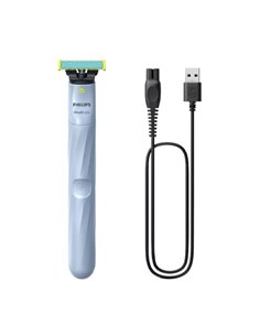 Philips OneBlade 1st Shave QP1324/20 Afeitadora Hibrida Facial - Tecnologia OneBlade Avec Cuchilla Antifriccion et Puntas Redond