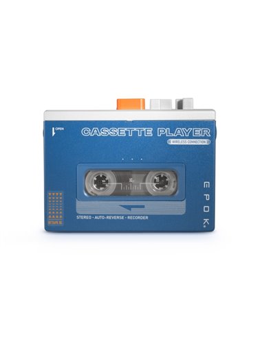 Bigben Epok Reproductor de Cintas Cassette Bluetooth - Haut-parleur Incorporado - Entrée de Écouteurs - Écouteurs Incluidos - Ba