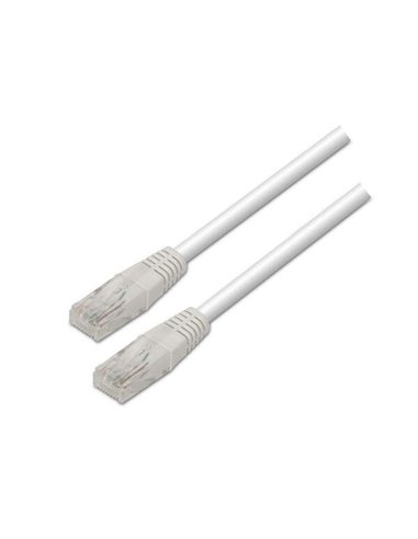Aisens Câble de Réseau Latiguillo RJ45 Cat.6 UTP AWG24 - 1.0m - 10/100/1000 Mbit/s - Couleur Blanc