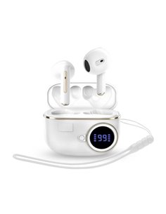 Energy Sistem ChargeView TWS Écouteurs - Bluetooth 5.4 - Tecnologia True Wireless - 20h Autonomie - Display Avec Estado de Batte