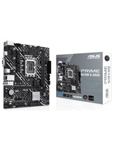 Asus Prime H610M-K ARGB Placa Base Intel1700 2x DDR5 - HDMI, VGA, M.2, PCIe4.0, 4x Sata III, RJ-45, USB 3.2, MicroATX