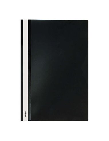 Dohe Dosier Avec Fastener de Polipropileno - Taille Folio - Cubierta Transparent et Trasera Opaca - Idéal Pour Organizar Documen