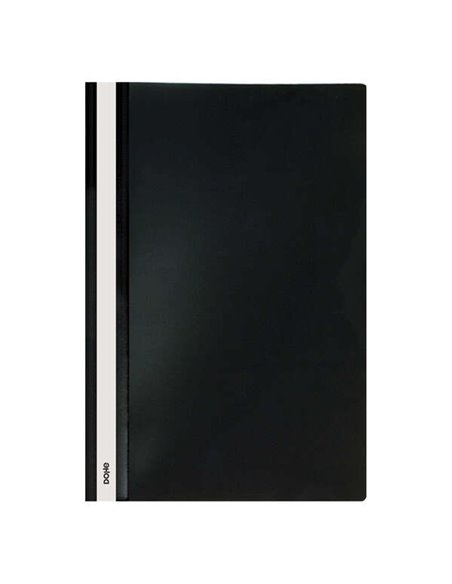Dohe Dosier Avec Fastener de Polipropileno - Taille Folio - Cubierta Transparent et Trasera Opaca - Idéal Pour Organizar Documen