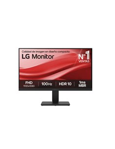 LG Monitor LED 21.5" FullHD 1080p HDR 100Hz - Respuesta 1ms - 16:9 - VGA, HDMI - VESA 100x100