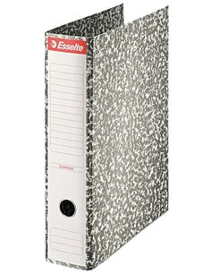Esselte Archivador de Palanca Format Folio - Lomo 75mm - Ollao et Cantoneras Metalicas - Capacité Pour 500 Feuilles - Forrado de