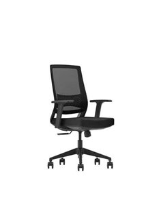 Cromad Gama Senior SE2000 Silla de Bureau - Piston de Gas de Grado 4 - Support Lumbar - Respaldo de Malla - Reposabrazos Fijos