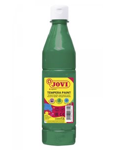 Jovi Tempera Paint Tempera Liquida 500ml - Base Eau - Lista Pour Usar - Alto Poder Cubriente - Séchage rapide - Excelente Fluide