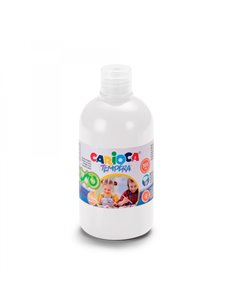 Carioca Botella Tempera 500ml - Couleurs Superlavables - Faciles de Mezclar - Aplicable en Materiales Porosos - Haute Opacidad -