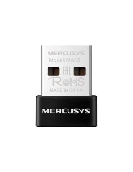 Mercusys MA5B Adaptateur USB Nano Bluetooth 5.4 - Jusqu'à 7 Conexiones Simultaneas - Couleur Noir
