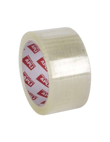 Apli Basic Precinto 48mmx66m 25 Micras Polipropileno - Adhésif Acrilico - Transparent