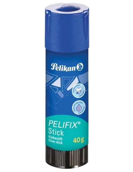 Pelikan Pelifix Pegamento en Barra 40gr - Idéal Pour Papier, Cartulina, Fotografias etc... - Facile Apertura