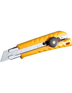 Olfa L-1 Cutter Avec Bloqueo de Trinquete - Empuñadura de Plastico - Canal de Acier Inoxydable