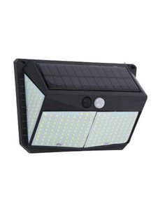 Elbat Aplique Solar 3 Caras - 250LM - Luz Fria 6500K - Sensor Movimiento - Batterie 1200mAh
