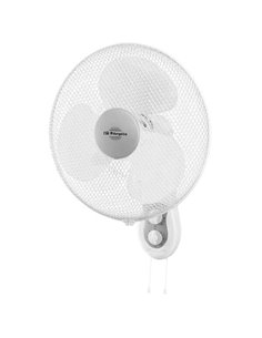 Orbegozo WF 0139 Ventilateur de Pared Eficiente et Seguro - Aspas de 40cm - 3 Velocidades - Cabezal Multi Orientable - Rejilla d