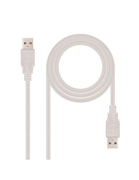 Nanocable Câble USB-À 2.0 Mâle à USB-À Mâle 3m