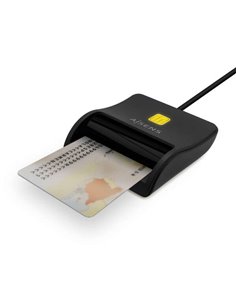 Aisens Lector de Carte Intelligente DNI USB-C - Couleur Noir