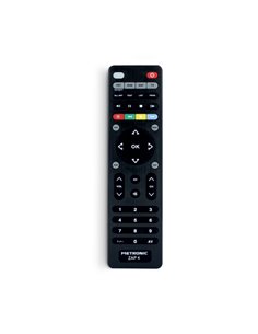Metronic Mando à Distancia Universal ZAP 4 EVO 5 Pour TV + TDT + SAT + DVD - Couleur Noir