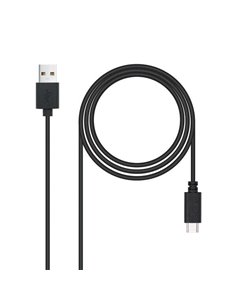 Nanocable Câble USB 2.0 3A USB-C Mâle à USB-À Mâle 3m