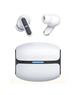 Leotec TWS Gaming Nebula Fit Écouteurs Bluetooth 6.0 - Étui de Charge - Couleur Blanc