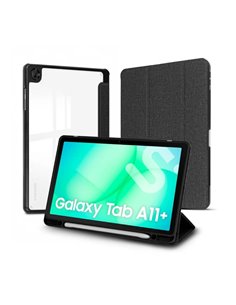 Subblim Clear Shock Housse Pour Samsung Galaxy Tab A11+ 11" - Antigolpes - Funcion Atril - Couleur Noir