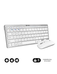 Subblim Combo Multidispositivo Compact - Conectividad Sans fil Multidispositivo - Compatible Avec Windows, Android, Ios et Macos