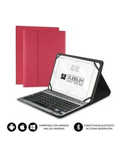 Subblim Clavier Bluetooth amovible - Housse universal 9-10.1" - Design ultradelgado - Support Réglable - Acceso à todas les func