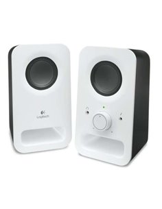 Logitech Z150 Altavoces Multimedia 2.0 6W - Entrée Jack 3.5mm - Toma de Écouteurs - Câble de 1.80m - Couleur Blanc