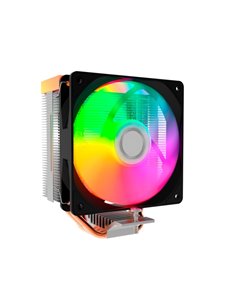 Coolbox Infinite Air120 Disipador Multizocalo - Iluminacion ARGB - Ventilateur 120mm - Vitesse Max. 1800rpm - Couleur Noir