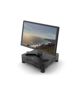 Ewent Elevador Pour Monitor - Cajon Almacenaje - Couleur Noir
