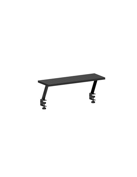 Mars Gaming MGDS Support Elevador de Monitor - Instalacion Rapida - Mesas Jusqu'à 33mm de Grosor - Maximo 10Kg - 60x20cm - Acaba