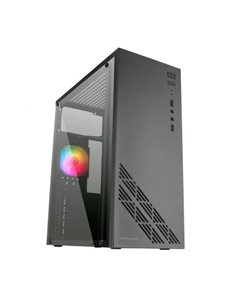 Mars Gaming MC100 Boîte Semitorre ATX, Micro ATX, Mini-ITX - Panel Latéral Acrilico - Taille HDD 2.5", 3.5" - USB-À 3.0, USB-À 2