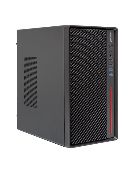Unykach Numen 300 Pro Boîte Torre Micro ATX, Mini ITX - Taille HDD 2.5", 3.5" - USB 2.0, 3.0 et Audio - Couleur Noir