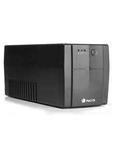 NGS Fortress 1500 V2 SAI 1200VA UPS 720W - Tecnologia Off Line - Funcion AVR - 4x Schukos - Protection Sobrecargas et Cortocircu