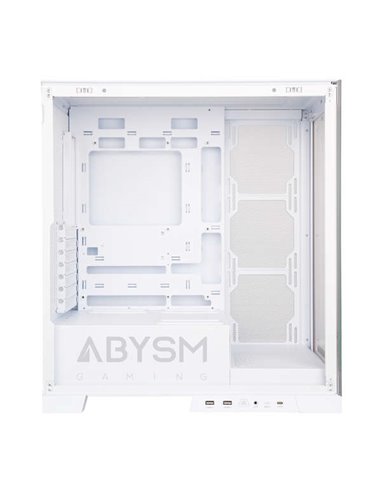 Abysm Danube Sava H500 White Boîte Torre ATX, ITX, Micro ATX - Latéral et Avant Cristal Templado - 3.5" et 2.5" - USB-À, USB-C e
