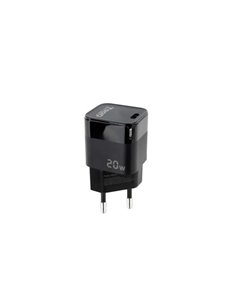 Tooq Cargador de Pared USB-C/PD 20W - Couleur Noir