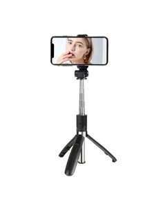 XO Tripode + Palo Selfie Bluetooth - Mango Telescopico - Altura Maxima Jusqu'à 680mm - Completamente Pliable