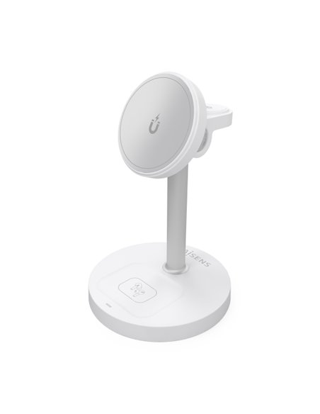 Aisens Cargador Inalambrico 15W - USB-C - Protocolo Qi2 - Moviles, Apple Watch et Écouteurs - Protection Contra Sobretension, So