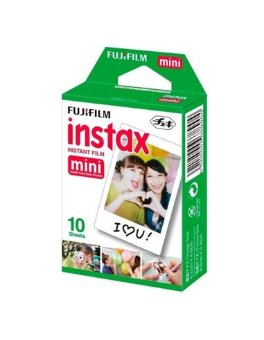 Fujifilm Instax mini Pack de 10 Peliculas de Fotos Instantaneas - Validas Pour todas les Camaras mini de Instax - Format de Impr